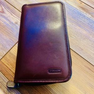 Vintage Coach Checkbook/Wallet